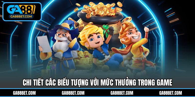 Chi tiết các biểu tượng với mức thưởng trong game